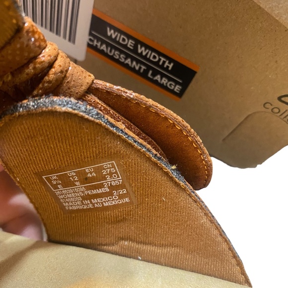 Clarks Laurieann Rae Women's Sandal Size 12W WIDE Tan Brown Comfy Causal Thong - Picture 9 of 11
